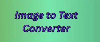 Image to text Converter